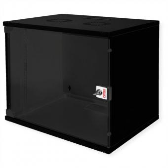 19-Zoll Wandgehäuse Basic 9 HE, 540x400 BxT Bausatz schwarz 