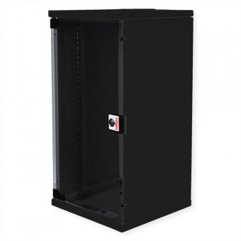 10-Zoll Wandgehäuse 12 HE, 312x300 BxT schwarz 