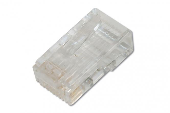 CAT 6 Modular Stecker für Rundkabel, ungeschirmt 