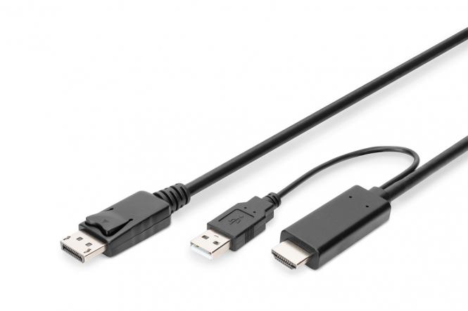 4K HDMI Adapterkabel - HDMI auf DisplayPort 