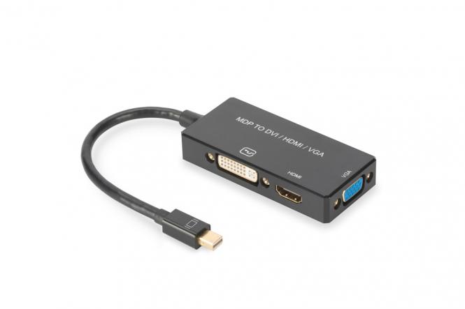 Mini DisplayPort 3in1 Adapter / Konverter 