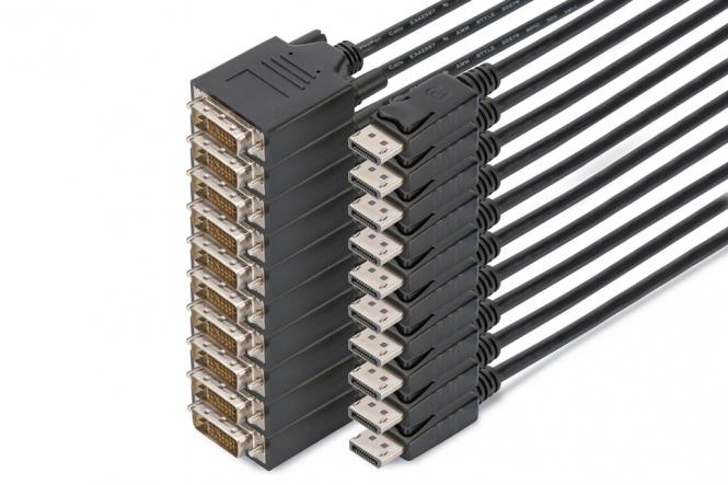 DisplayPort - DVI Adapterkabel, 10er Pack 