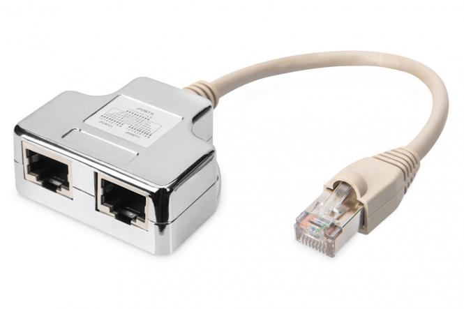 Patchkabel-Adapter, CAT 5e, geschirmt - 1:1 
