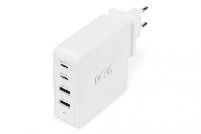 4-Port Universal USB-Ladeadapter, USB-C / USB A, 100W 