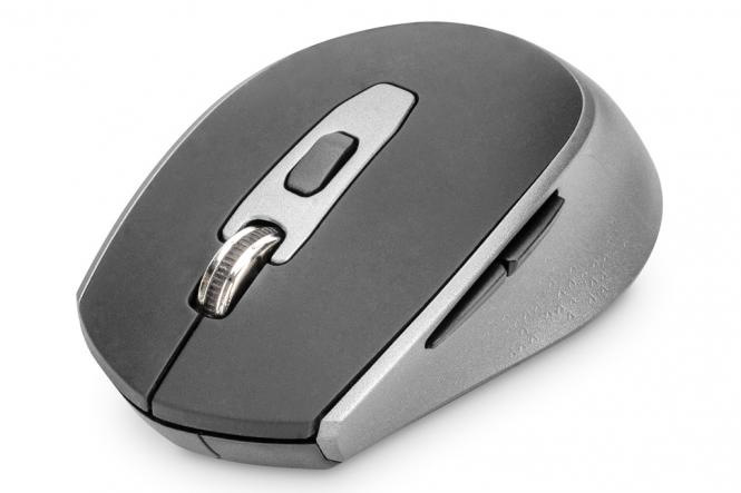 Wireless Optical Mouse, 6 Tasten, 1600 dpi 