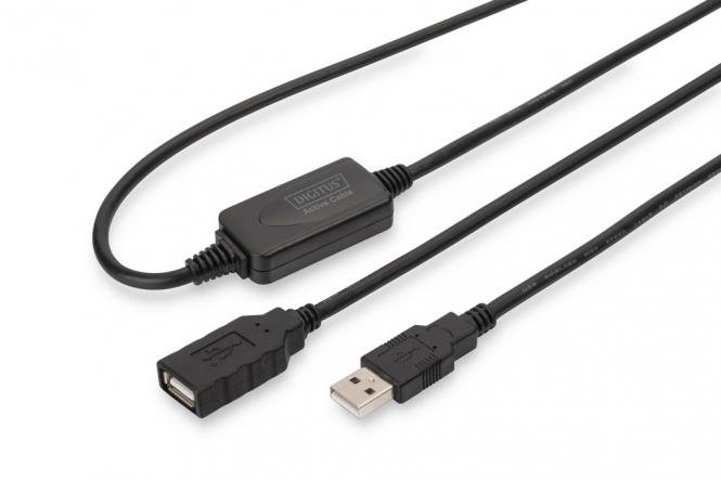 Aktives USB 2.0 Verlängerungskabel, 10m 