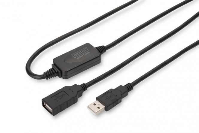 USB 2.0 Repeater-Kabel, 15m 