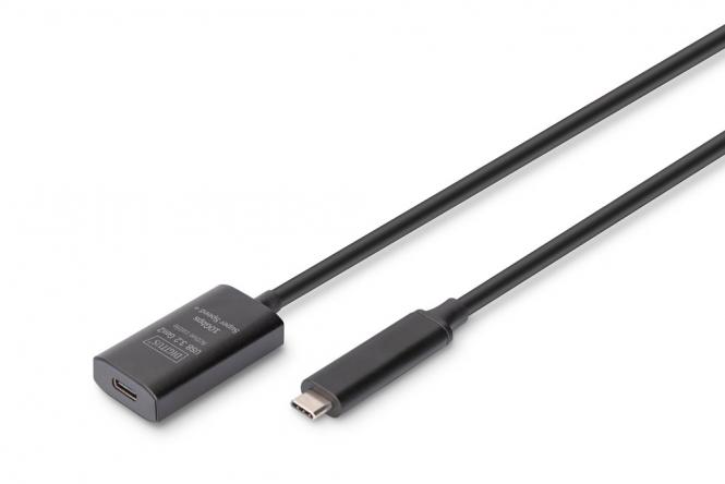 Aktives USB 3.2 Gen2 10G Verlängerungskabel, USB-C zu USB-C, 5m 