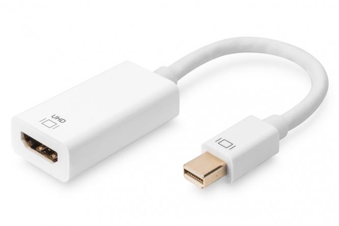 Aktiver Mini DisplayPort Adapter / Konverter, DP auf HDMI 