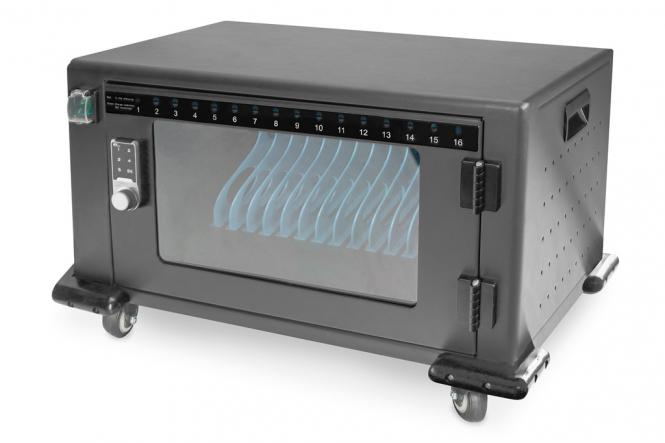 Mobiler Ladeschrank für Tablets bis 14 Zoll 