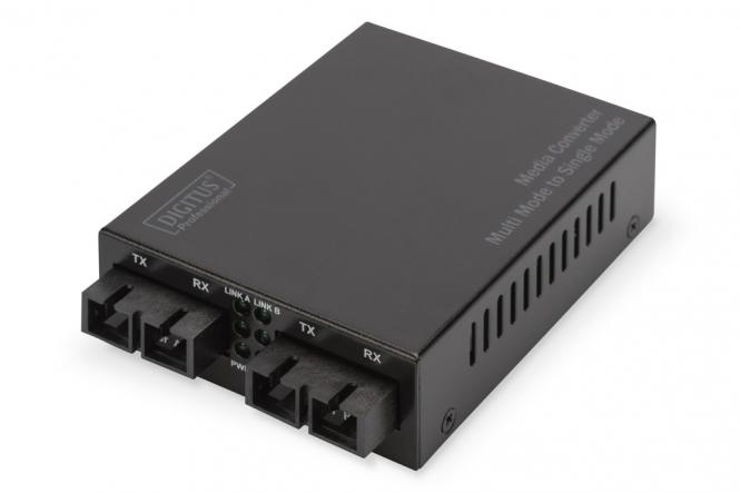 Gigabit Multimode/Singlemode Media Converter SC/SC 