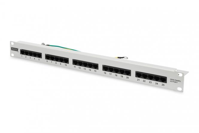 CAT 3 ISDN Patch Panel, ungeschirmt 