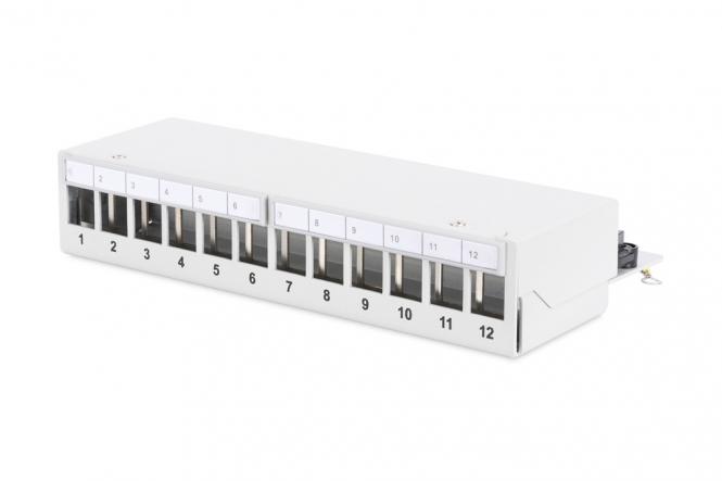 Desktop Modular Patch Panel, geschirmt, 12-Port 