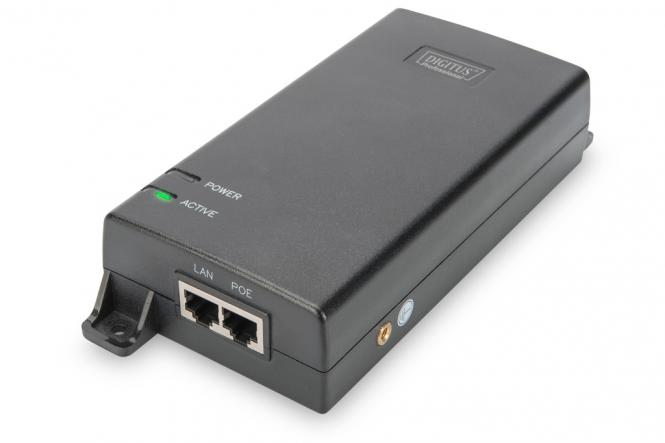 Gigabit Ethernet PoE Ultra Injektor, 802.3af/at, 60W 