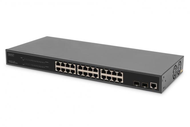 24-Port L2 Managed Gigabit Ethernet PoE Switch 
