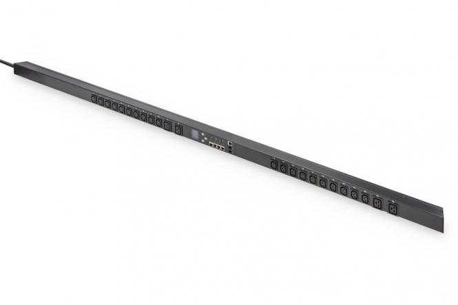 Smart PDU, Input Monitored, Eingang 1x16A, Ausgänge 20 x C13, 4 x C19 