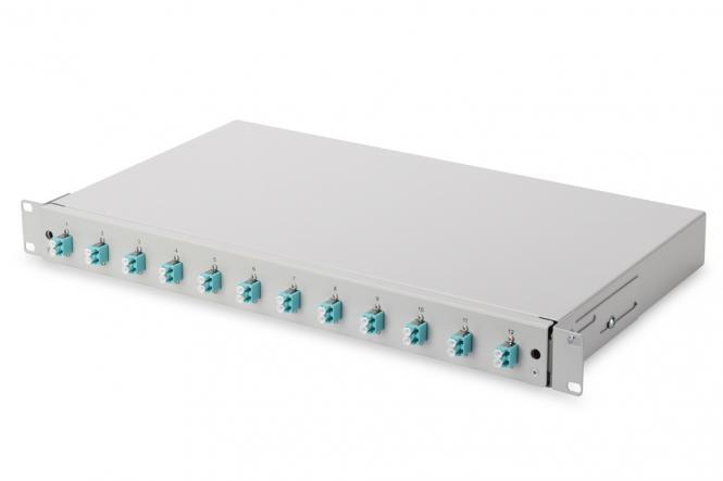 LWL Spleißbox, bestückt, LC, OM3 