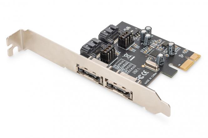 SATA III PCI Express Karte, 2-Port 