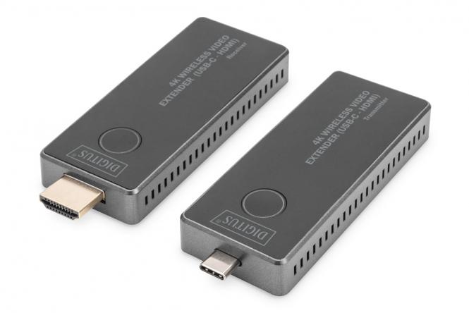 4K Wireless Video Extender, 30m (USB-C - HDMI) 
