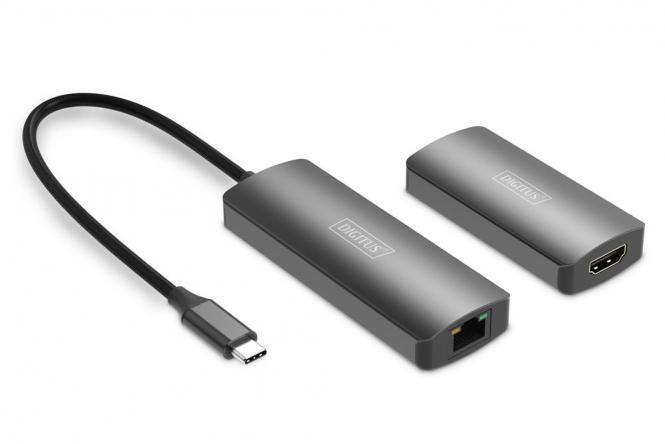 4K Video Extender (USB-C zu HDMI), 30m 