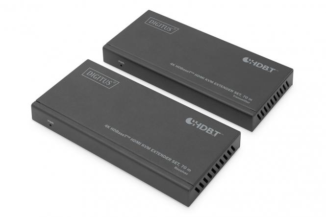 4K HDBaseT HDMI KVM Extender Set, 70m 