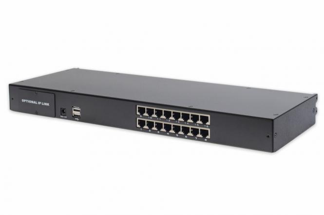 Modularer CAT 5 KVM-Switch, 16-Port 