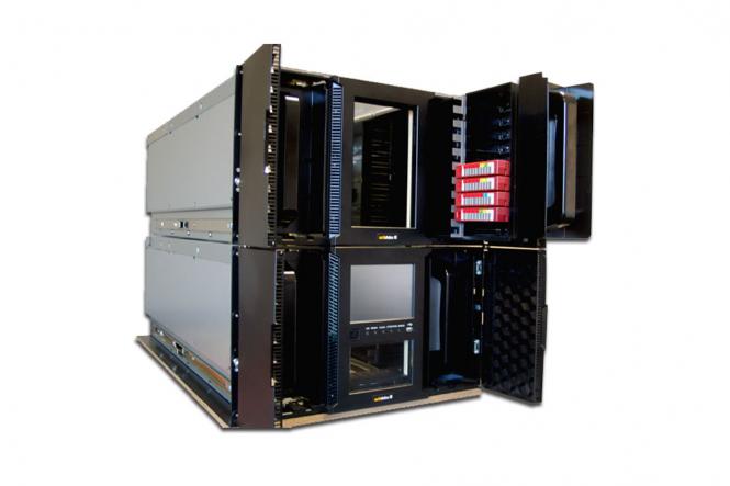 actiLib Kodiak 6807 BTL 6U, Basismodul, 2x LTO HH, 80 Slots 