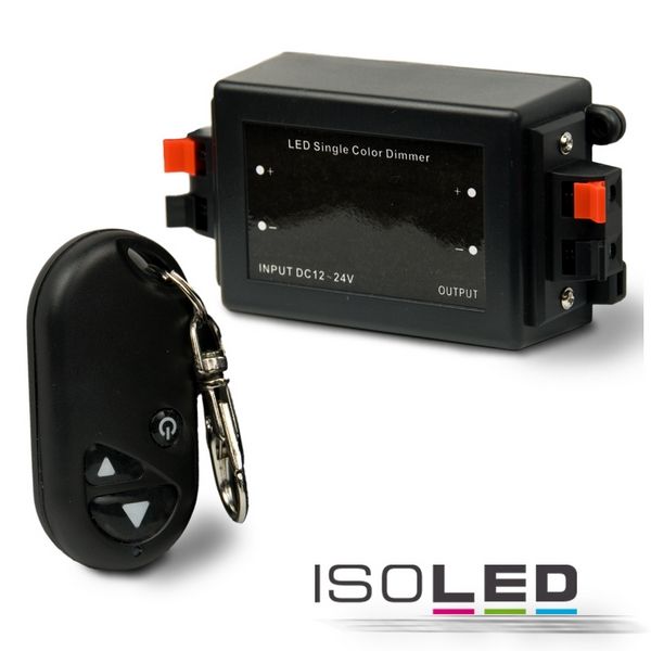 LED Dimmer 12-24V, inkl. FB, 8A 