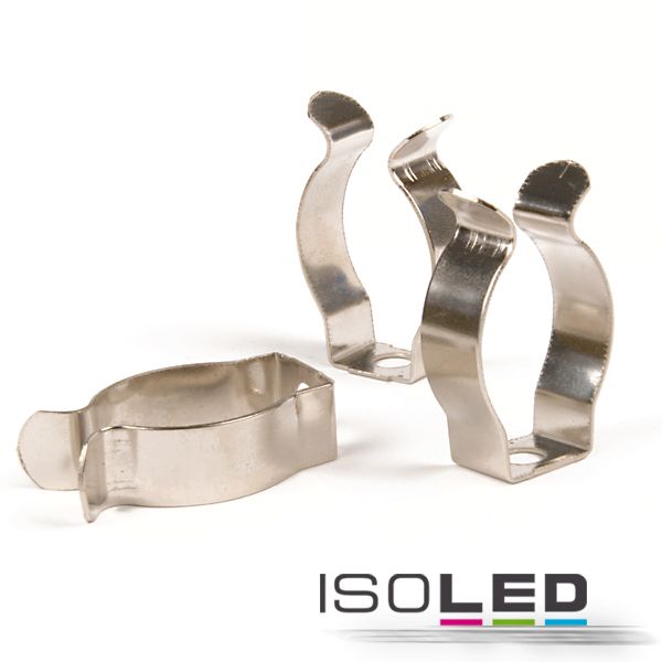 Montageclip chrom, für T8 Röhre 