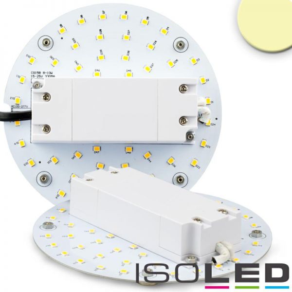 LED Umrüstplatine 130mm, 9W, mit Magnet, warmweiß 