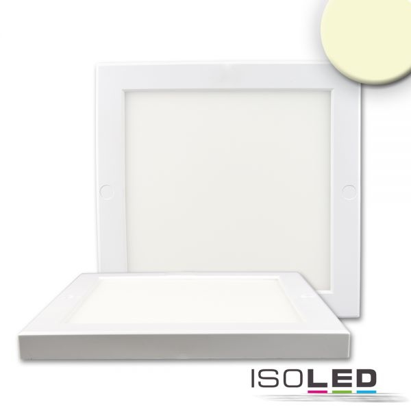 Deckenlampe Slim, 18W, eckig, weiß 