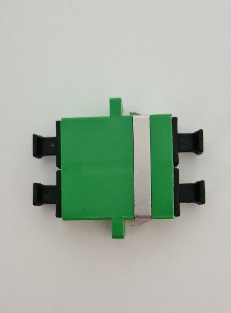 Kupplung SC/SC-Duplex APC grün Kunststoff, Keramikhülse 