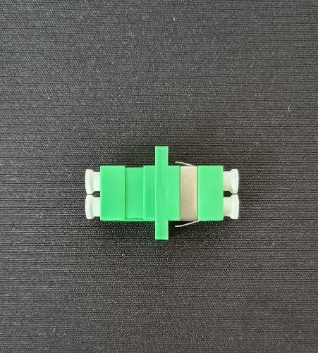 Kupplung LC-Duplex APC grün Kunststoff, Keramikhülse 