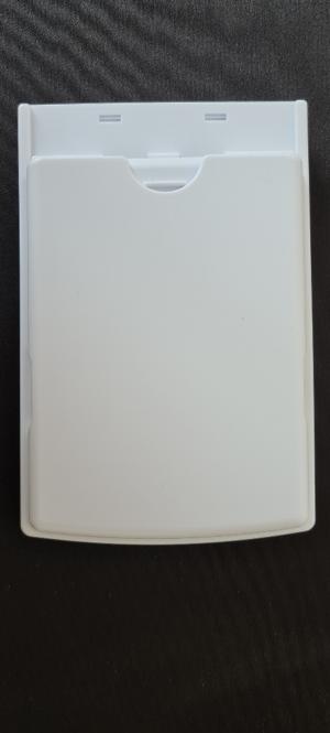 FTTH Indoor Anschlussbox für 2/4 Fasern, 2 Kupplungen SC simplex oder LC duplex 