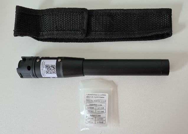 30mW Stiftform Visuelles Fehlersuchgerät mit 2,5mm Adapter für LWL Strecken 10-30km / ++ optionaler 1,25mm Adapter JJT-VISIFAULT-2.5TO1.25 ++ 