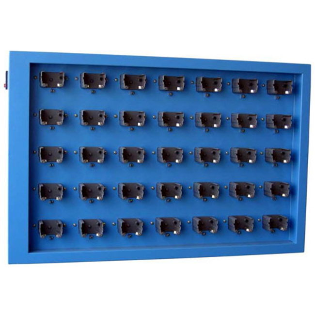 Ladetafel für 35 Helmlampen, M-Ladesystem 