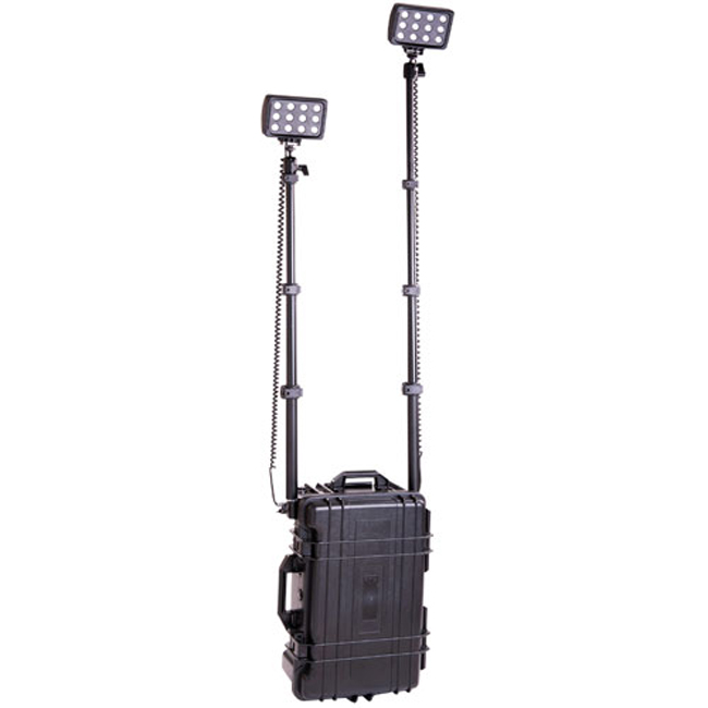 Mobiles LED Flutlicht mit Akku, 72W 