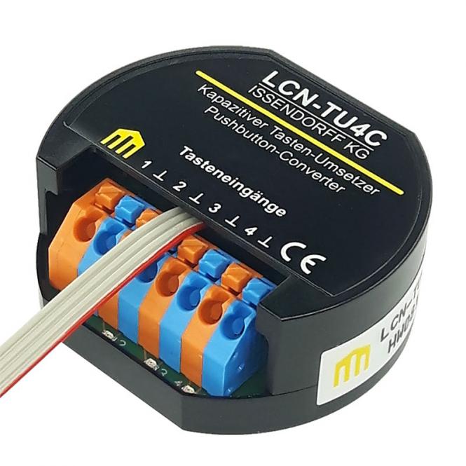 Kapazitiver Tastensensor 4-fach inkl. 4 Sensorflächen 