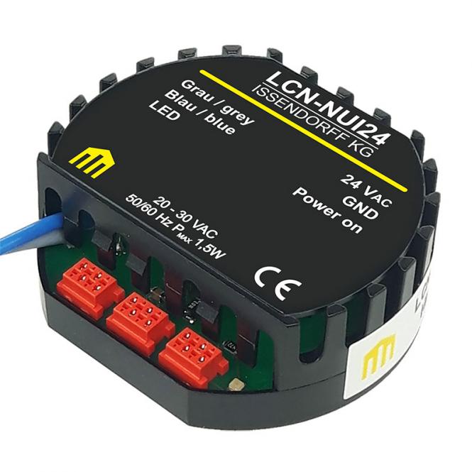 Unterputz-Netzteil, I-Anschluss, (Eing.: 24V = /~) 