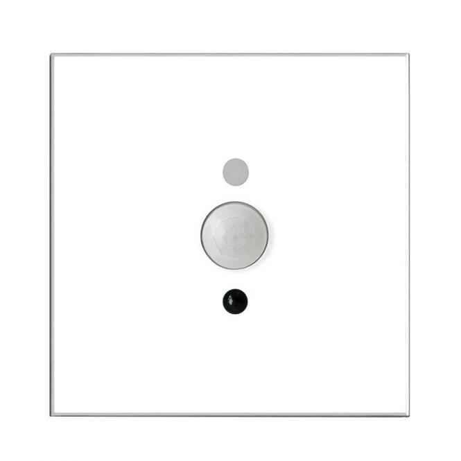 Glas-Univ.Sensor: Temp./Helligk./Feuchte/Bewegung/IR-Empf., 68er Dose, weiß 