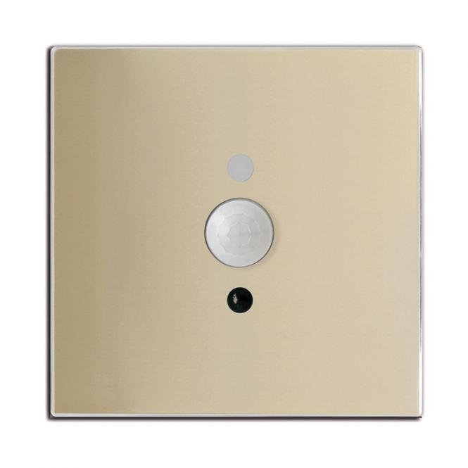 Glas-Univ.Sensor: Temp./Helligk./Feuchte/Bewegung/IR-Empf., 68er Dose, champ. 