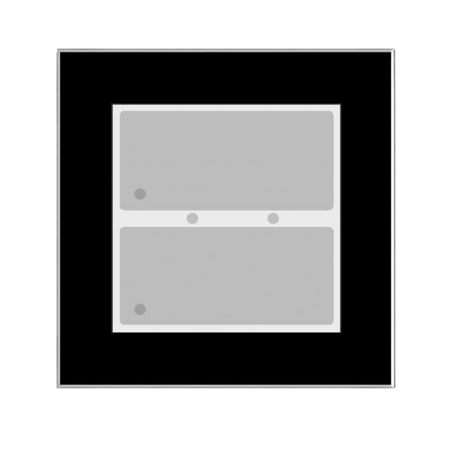 Transponder-Leser mit zwei kapazitiven Tasten, IR-Empfänger und Corona 