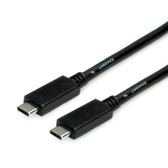 USB 3.2 Gen 2 Kabel, Emark, C-C, ST/ST, 10Gbit/s, 100W, schwarz, 2m 
