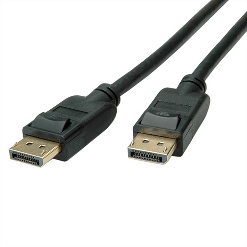 DisplayPort Kabel, 5K, DP Stecker/Stecker, schwarz 