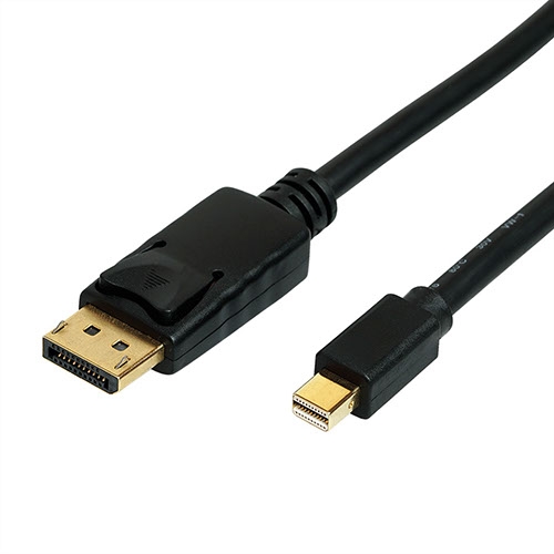 Mini DisplayPort Kabel, v1.3/v1.4, Mini DisplayPort zu DisplayPort, schwarz 