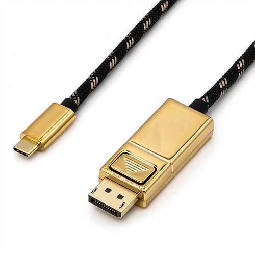 GOLD USB Typ C zu DisplayPort Adapterkabel, v1.2, ST/ST 