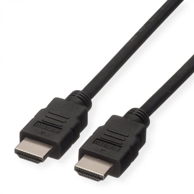 Câble HDMI High Speed avec Ethernet, TPE, noir, 5m 