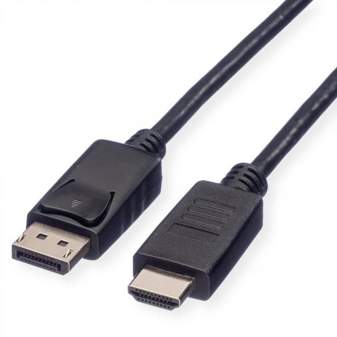 RM DisplayPort Kabel DP, HDTV, ST/ST, schwarz, 1m 