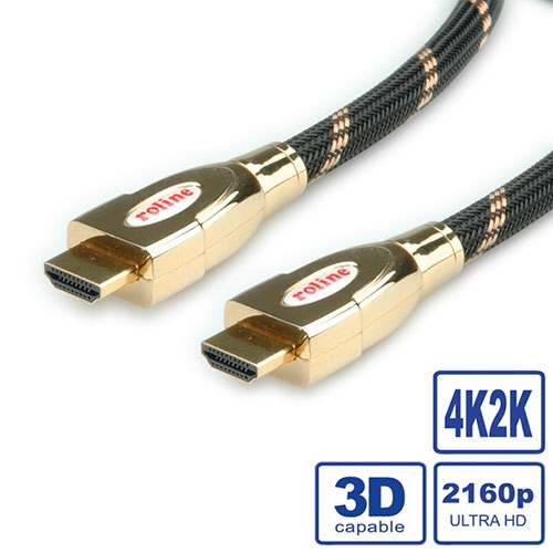 Câble HDMI Ultra HD, avec Ethernet, mâle/mâle 