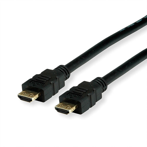 4K HDMI Ultra HD Kabel mit Ethernet, ST/ST, schwarz 